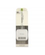 20W 100-240V 4USB 3.2A USB Charging EU Regulatory Power Strip Socket EU Plug White