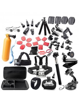 45 in 1 Camera Accessories Cam Tools for Outdoor Photography Cameras Protection Tool for Gopro Hero 5 4 3 2 1 Xiaomi Yi Xiaomi Yi 4 k SJCAM SJ4000 SJ5000 SJ6000 SJ7000 EKEN H9R H8W