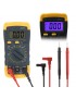 A830L LCD Digital Multimeter DC AC Voltage Tester Orange & Black