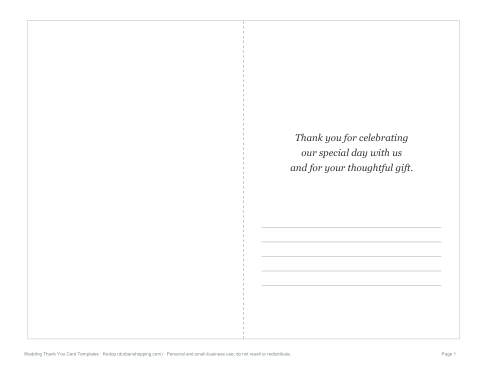 Preview of the first page of Printed inside message