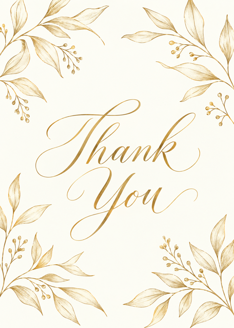 Preview of Wedding Thank-You Card Pack